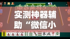 实测神器辅助“微信小程序微乐湖北麻将万能开挂神器”其实确实有挂